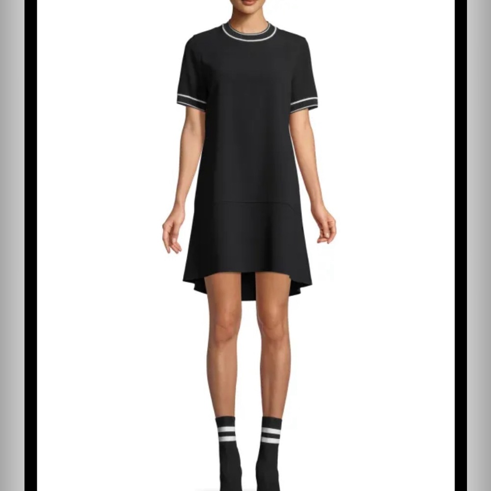 Rag & Bone crepe black and white dress